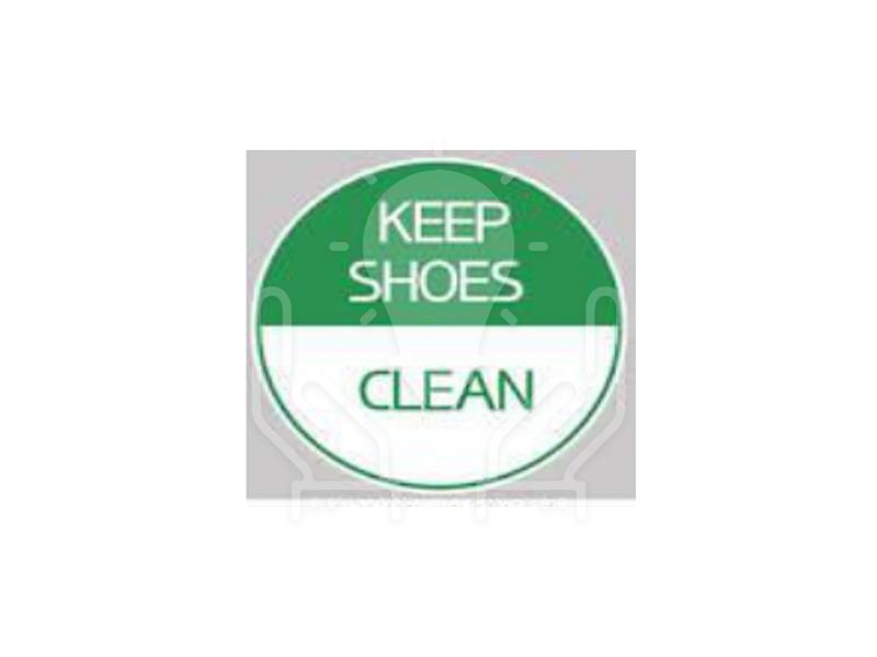 Keep Shoes Clean Signage