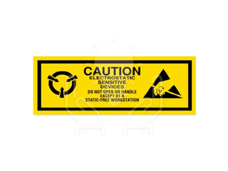 Caution Electrostatic Sensitive Devices Signage